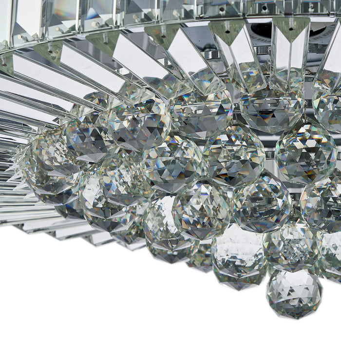 Ventilateur de plafond Presnell à intensité variable avec éclairage LED et télécommande, couleur argent, 122 cm (48 pouces).