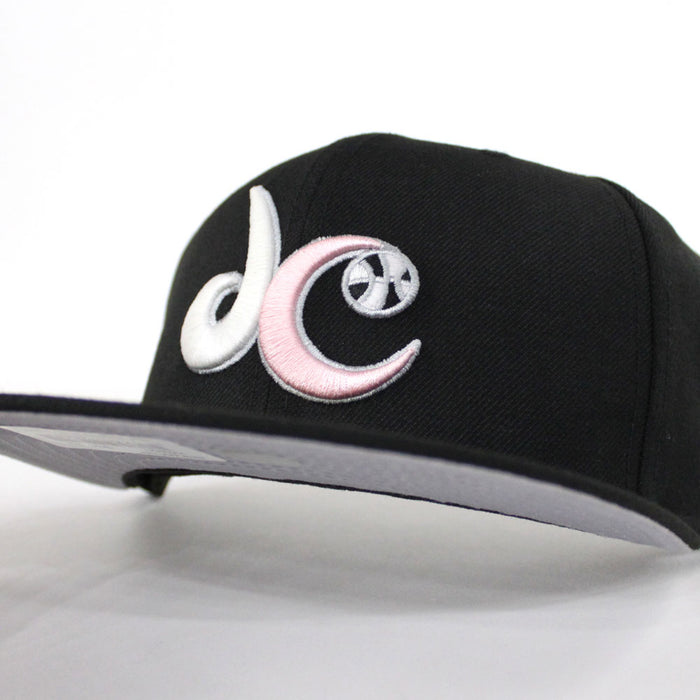 Washington Mystics New Era 59Fifty Fitted Hat (Black Pink Gray Under Brim)