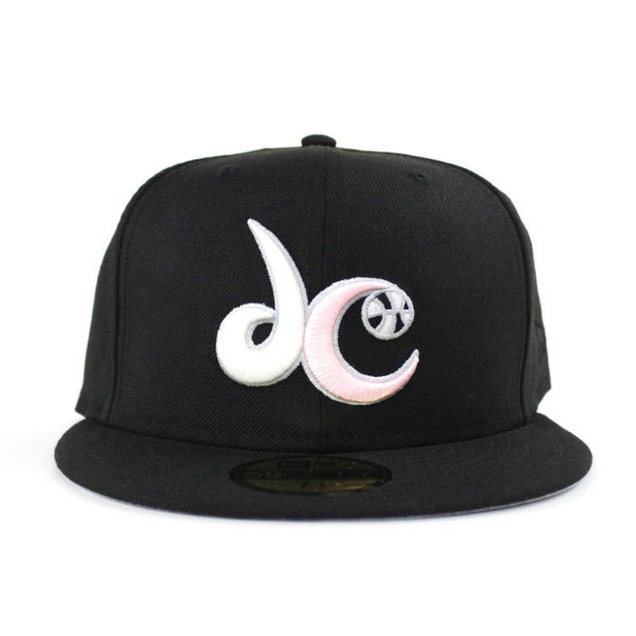 Washington Mystics New Era 59Fifty Fitted Hat (Black Pink Gray Under Brim)