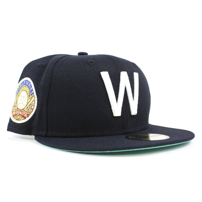 Washington Senators 1924 World Series New Era 59FIFTY Fitted Hat (Navy Mint Under Brim)