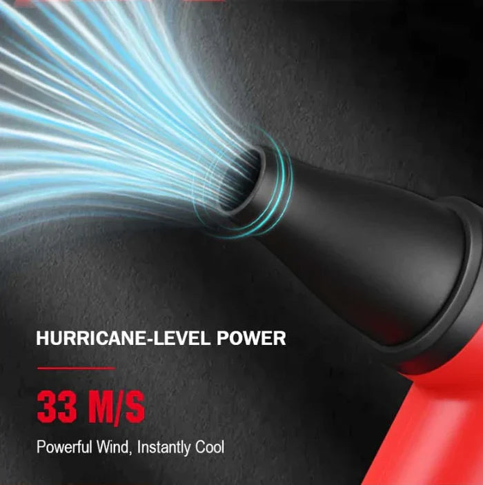 WMARK NG-TB001 Mini Jet Turbo Air Duster - Red