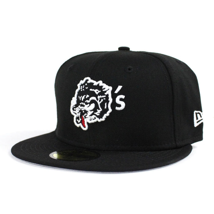 Wolfs New Era 59Fifty Fitted Hat (Black Gray Under Brim)