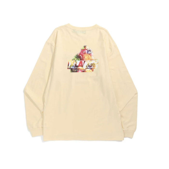 XLarge INGREDIENTS SLANTED OG POCKET LONGSLEVE (Cream)