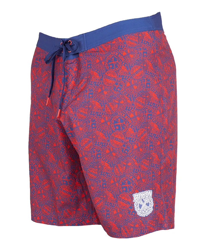 Yeww Boardshorts- Red, White & Blue
